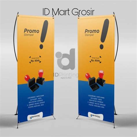 Jual Y Banner Spanduk Ukuran 60x160 Cm Custom Design Di Seller