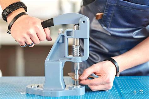 how to install rivets in leather