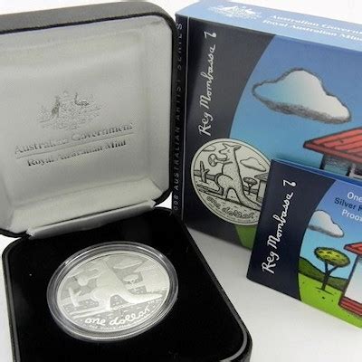 Australien 1 AUD Silver Kangaroo 2008 1 Oz Silber PP