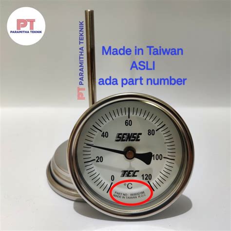 Jual Thermometer Payung Sense Taiwan 120 C Termometer Oven 120 C Di