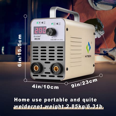 HITBOX ARC Welder 110 220V 200Amp MMA ARC LIFT TIG Welding Machine W