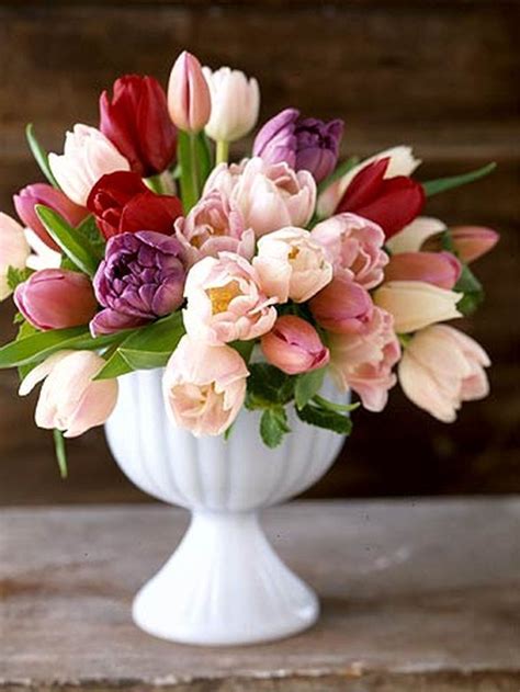 Tulip Flower Arrangement Images - Washi Flowers