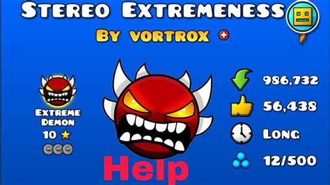 Playing Stero Extremeness Until I Rage Quit Geometry Dash YouTube