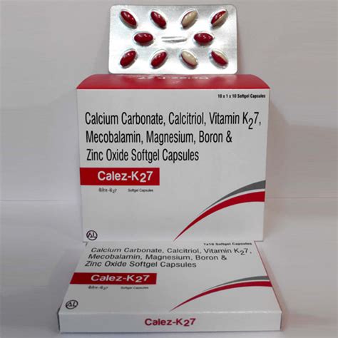 Calez K27 Softgel Capsules Alvonics Lifesciences Pvt Ltd