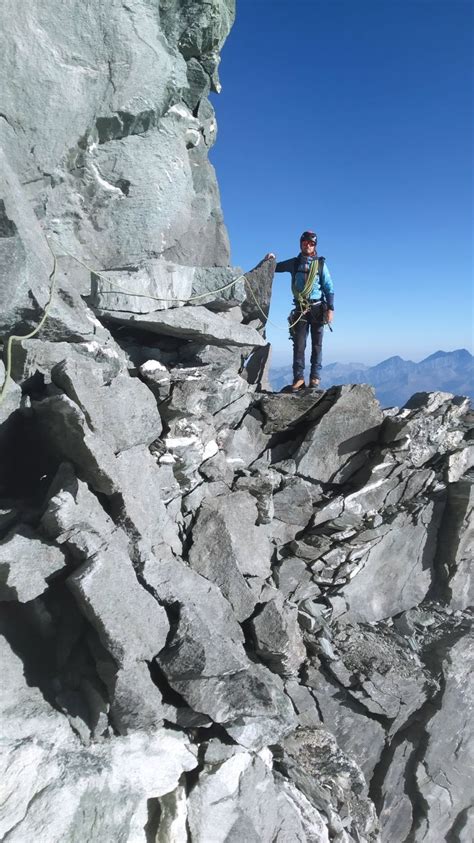 Weisshorn M Aktuelle Verh Ltnisse Vom Auf Der Route