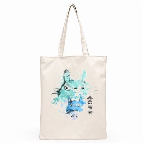 Tote Bag Totoro Aquarelle Ghibli Shop