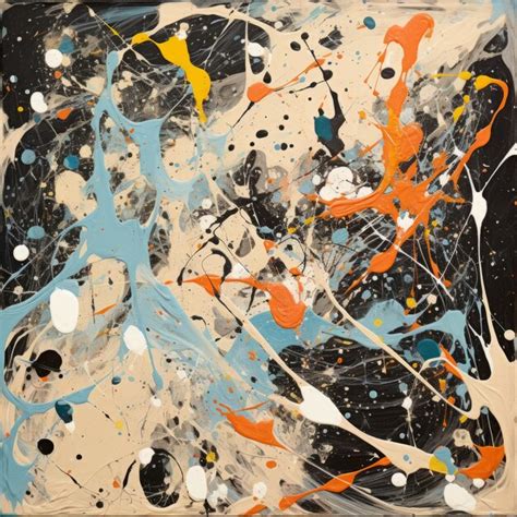 Muted Harmony Exploring Negative Space In Jackson Pollock S Abstract