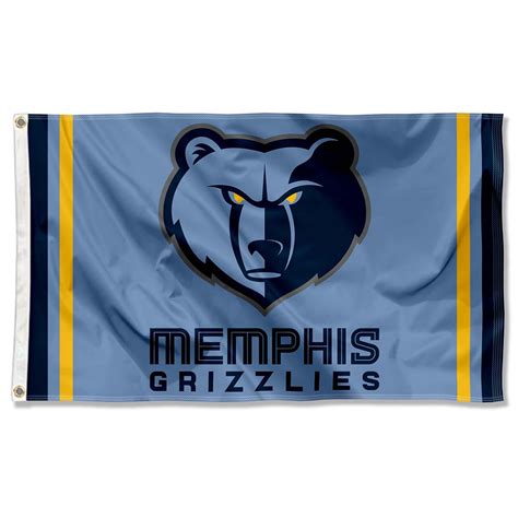 Memphis Grizzlies Wordmark 3x5 Banner Flag State Street Products