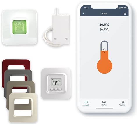 Delta Dore Thermostat sans fil connecté pour chaudière et pompe à