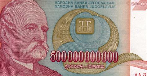 High Inflation Currency: Yugoslavia: The Highest currency denomination ...