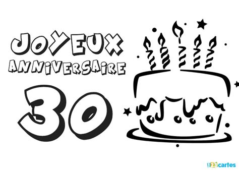 Coloriage Anniversaire À Imprimer Gratuit Tanant