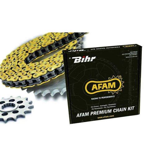 Kit chaîne AFAM 420 type R1 11 60 couronne Standard Beta RR 50 Motard