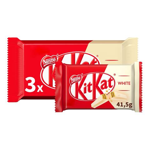 KITKAT Snack de Chocolate White 3x41 5 g SNACKS Minipreço