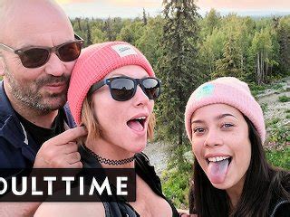 ADULT TIME POV Hot Polyamorous Throuple Hps Thfeesome InThe Woods
