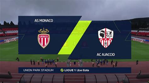 FIFA 23 AS Monaco Vs AC Ajaccio Ligue 1 Uber Eats Gameplay YouTube