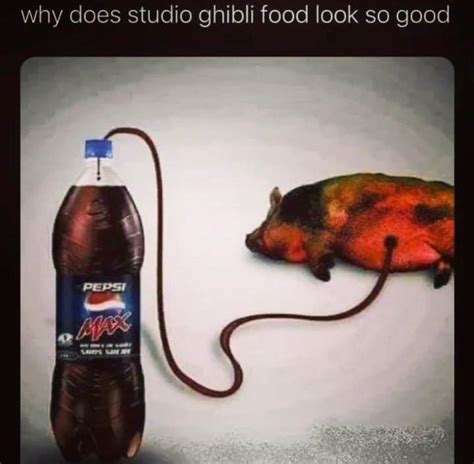 Why Does Studio Ghibli Food Look So Good | Pepsi MAX Pig | Know Your Meme