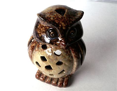 Vintage Ceramic Owl Candle Holder Owl Candle Holder Ceramic Candle