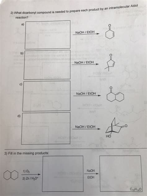 Solved What Dicarbon Reaction Yl Compound Is Needed To Chegg