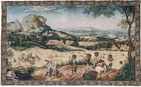 The Hay Harvest By Pieter Bruegel Woven Wall Tapestry The Tapestry Shop