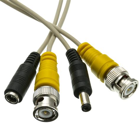 50ft BNC Video Power Cable BNC Male DC Male To Female