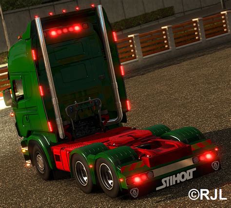 Скачать Ets 2 Rjl`s Scania R Interiorexterior Reworkпереработанная