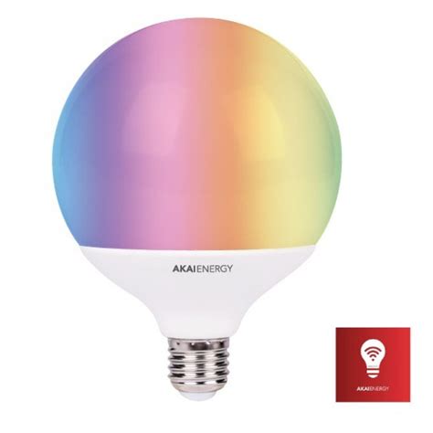 Foco Led Smart Globo 10w RGB Wifi Dimerizable Akai Energy Bazar De Luces