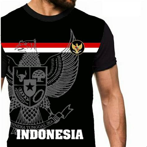 Jual Kaos Indonesia Merdeka Garuda Di Dada Dadaku Merah Putih Agustusan