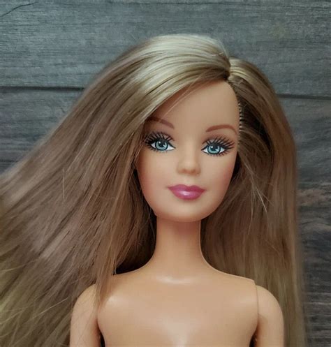BARBIE DOLL NUDE Fashion Fever H Beige Blond Hair Grey Eyes PicClick CA