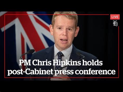 Chris Hipkins Holds Post Cabinet Press Conference Nzherald Co Nz