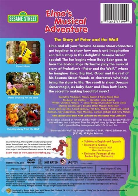 Barnes and Noble Sesame Street: Elmo's Musical Adventure -The Story of Peter and the Wolf | The ...