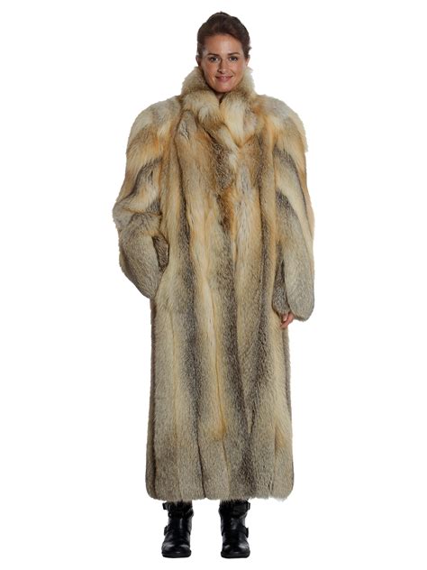 Full Length Fox Fur Coat For Sale Full Length Fox Fur Coat Size Medium