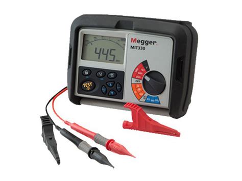 Megger Mit310 Analog Digital Insulation Tester 250 500 And 1000v Tequipment