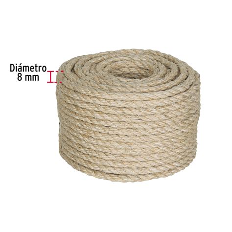 Pio S Truper Piola De Sisal De Mm X M Natural Fiero