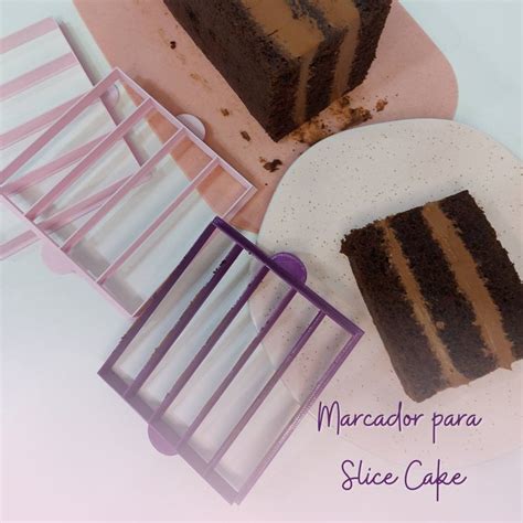 Marcador De Fatia De Bolo Slice Cake 3 5cm Elo7