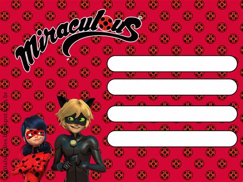 Kit Digital Festa Gibi Miraculous Ladybug Convites Digitais Simples