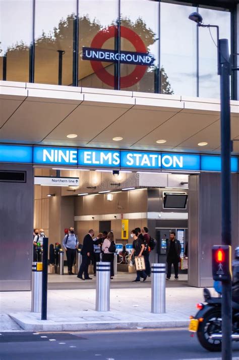 Nine Elms London England 20 September 2021 Updated Tube Map Pictured On The First Day Of Two