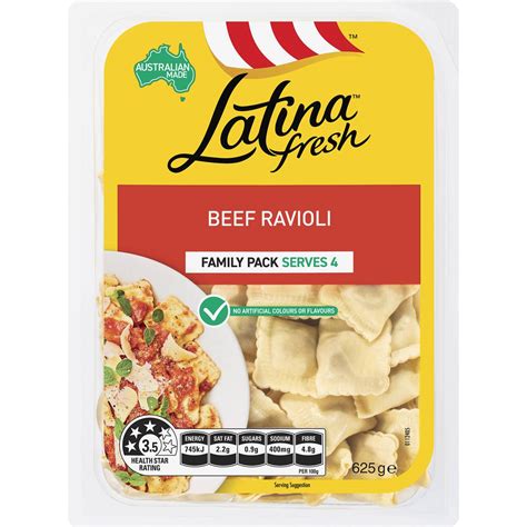 Latina Fresh Beef Ravioli G Woolworths