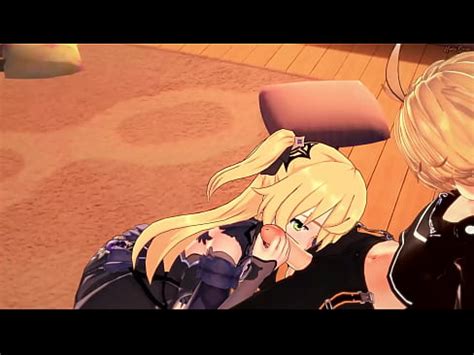 Fischl Loves Sucking Dick Does Until She Gets Cum On Her Face Genshin Impact Hentai