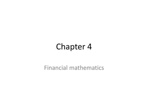 Ppt Chapter 4 Powerpoint Presentation Free Download Id3440727