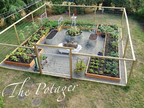 The Potager Fenced Vegetable Garden Vegetable Garden Planning