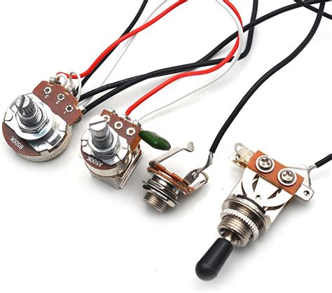 Guitar Wiring Harness Guitar Wiring Harness 3 Pickups 1v1t A500k Push Pull And B500k