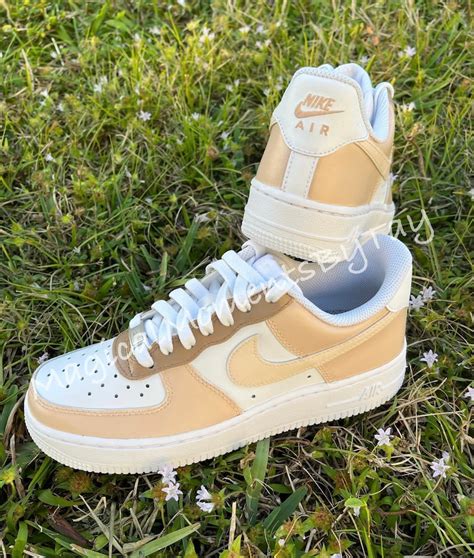 Tan Air Force 1s Neutral Air Force 1s Brown Air Forces Tan - Etsy