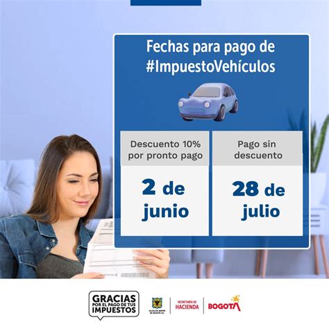 Hacienda Bogot On Twitter Recuerda Hasta El De Junio Podr S