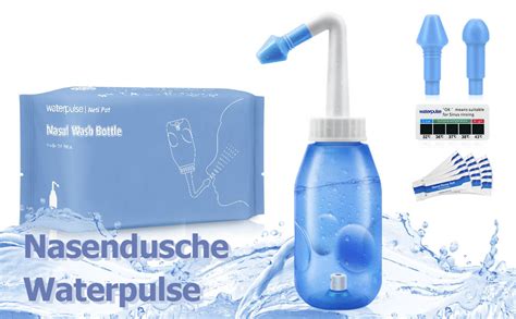 Nasendusche Waterpulse Nasendusche Erwachsene 300ml Mit 30 Nasenwasch