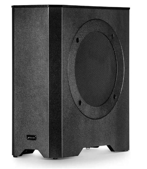 Caixa Subwoofer Ativo Rd Sw Preto Slim W Frahm Som Caixas De Som