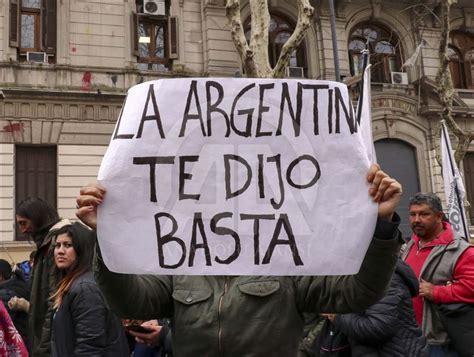 Protestas Contra La Crisis Económica En Argentina Anadolu Ajansı