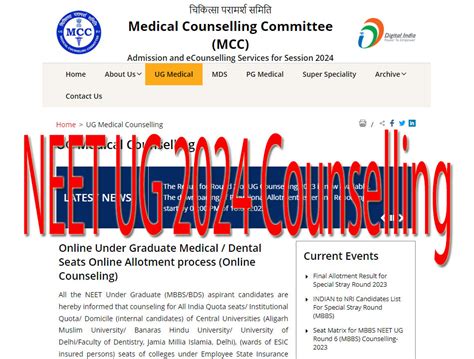 A Complete Guide To Neet Ug Mbbs Counselling Complete Step By