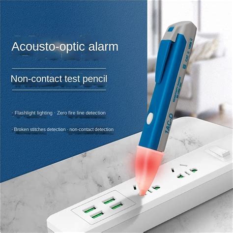 Ammeter Pen Non Contact Dual Ac Voltage Detector Test Pen 90 1000v Ac Voltage Detector Non