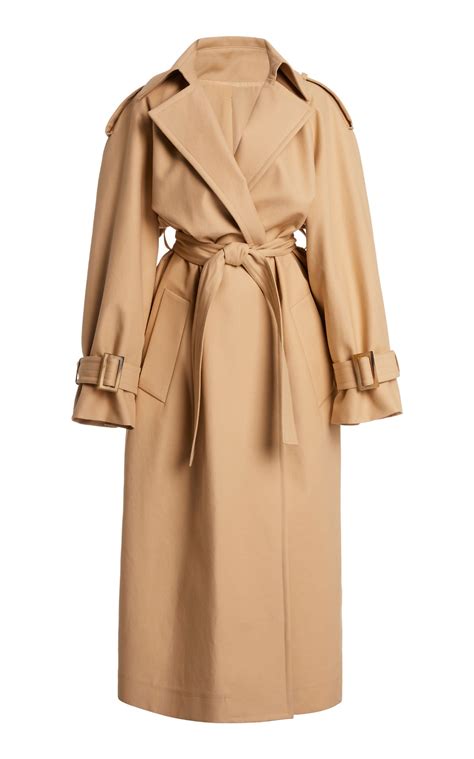 Libby Oversized Cotton Gabardine Trench Coat By Khaite For Preorder On