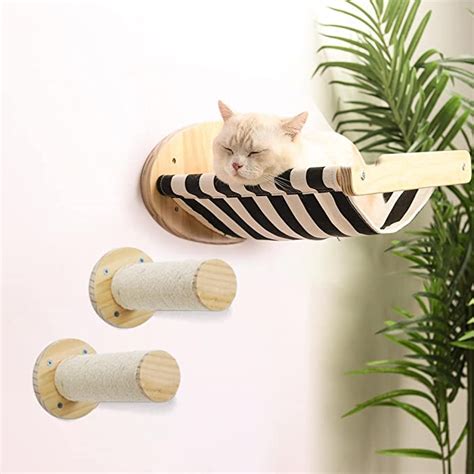 Janyoo Kletterwand Katzen Kratzbaum Katzenh Ngematte Wand Teilig